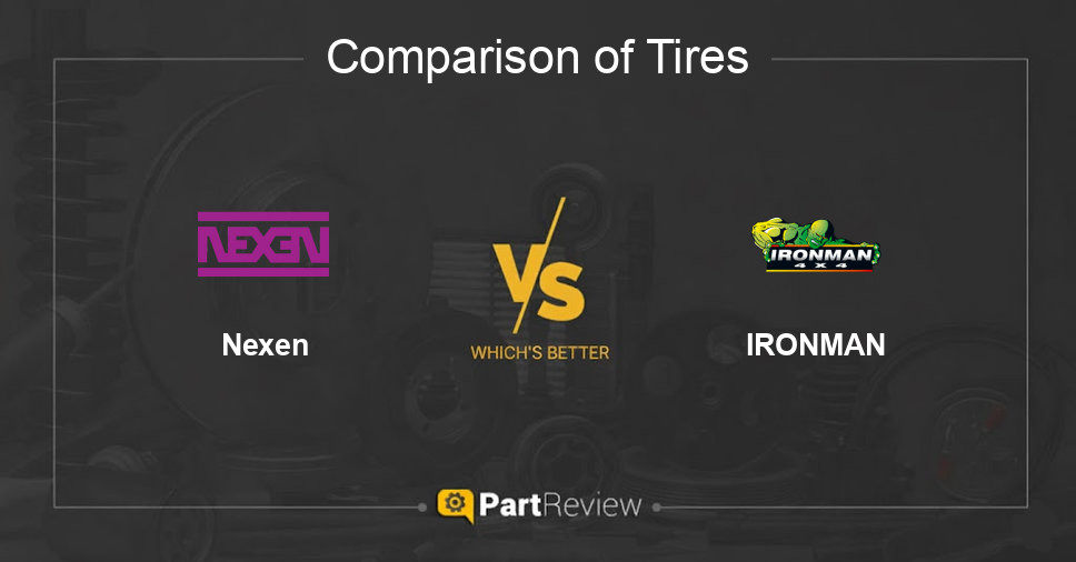 Comparison of tires Nexen and IRONMAN