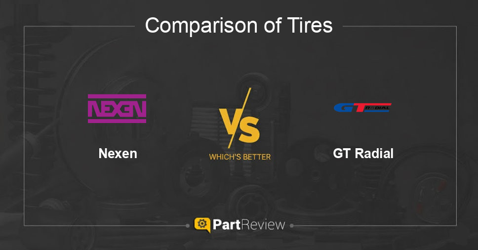 Comparison of tires Nexen and GT Radial
