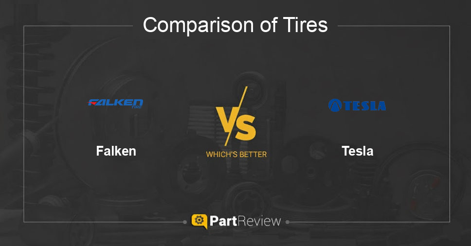 Comparison of tires Falken and Tesla