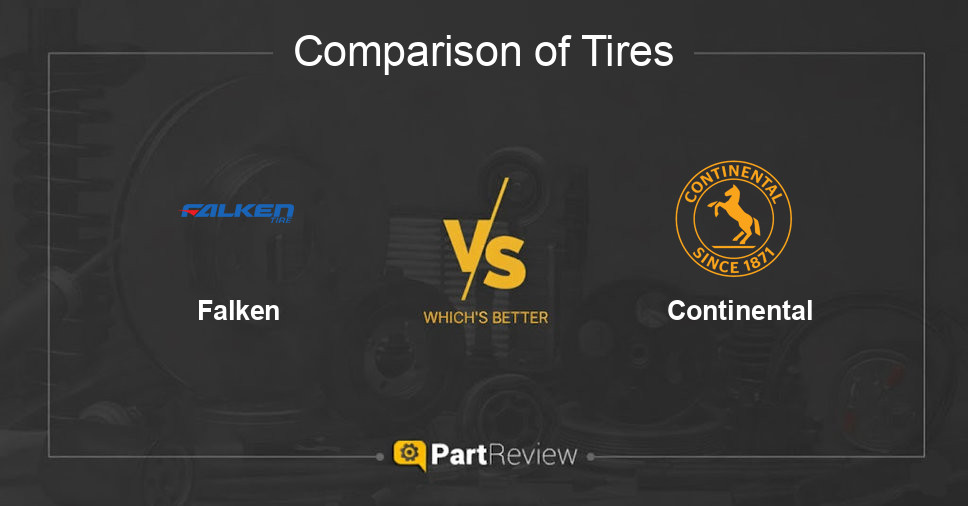 Comparison of tires Falken and Continental