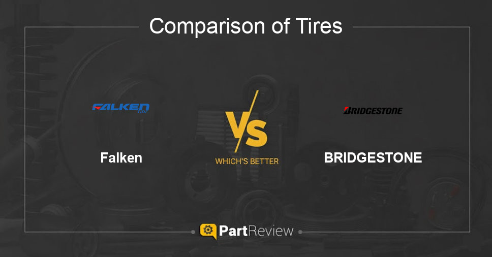 Comparison of tires Falken and BRIDGESTONE