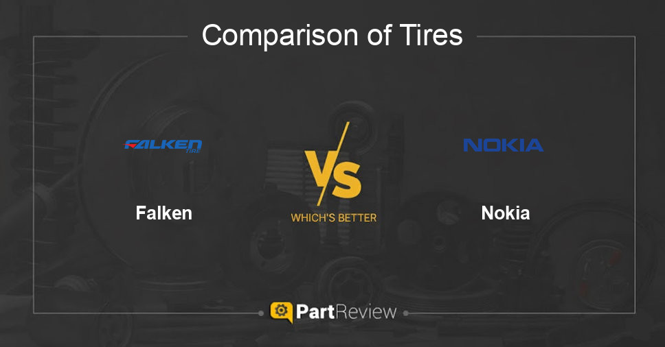 Comparison of tires Falken and Nokia