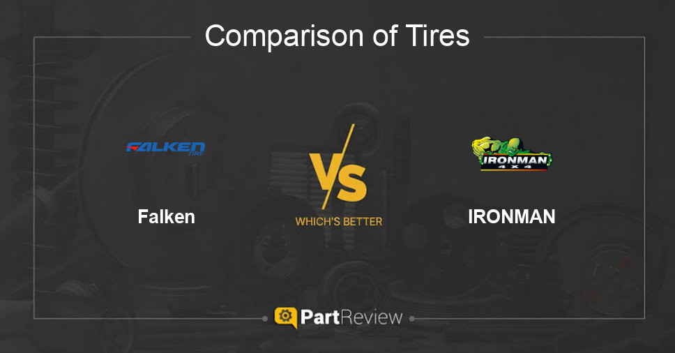 Comparison of tires Falken and IRONMAN