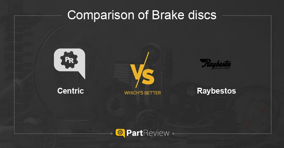 Comparison of brake discs Centric and Raybestos
