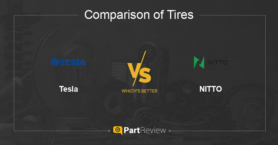 Comparison of tires Tesla and NITTO