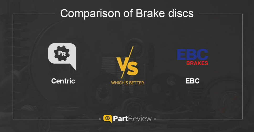 Comparison of brake discs Centric and EBC