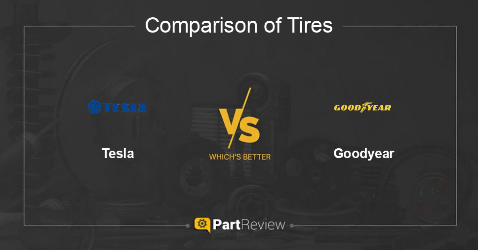 Comparison of tires Tesla and Goodyear