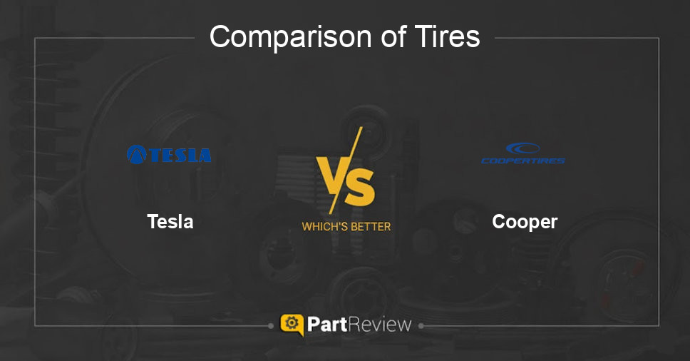 Comparison of tires Tesla and Cooper