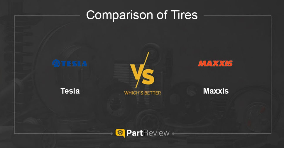 Comparison of tires Tesla and Maxxis