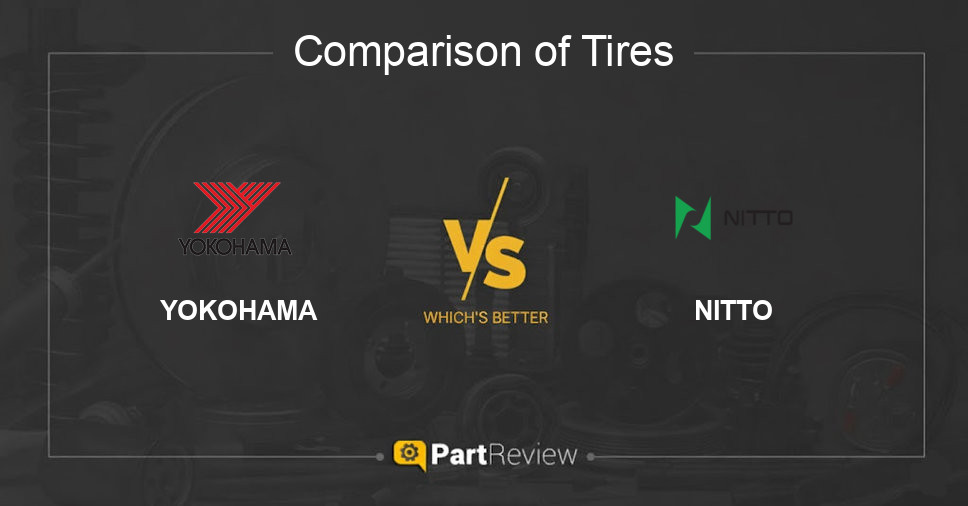 Comparison of tires YOKOHAMA and NITTO