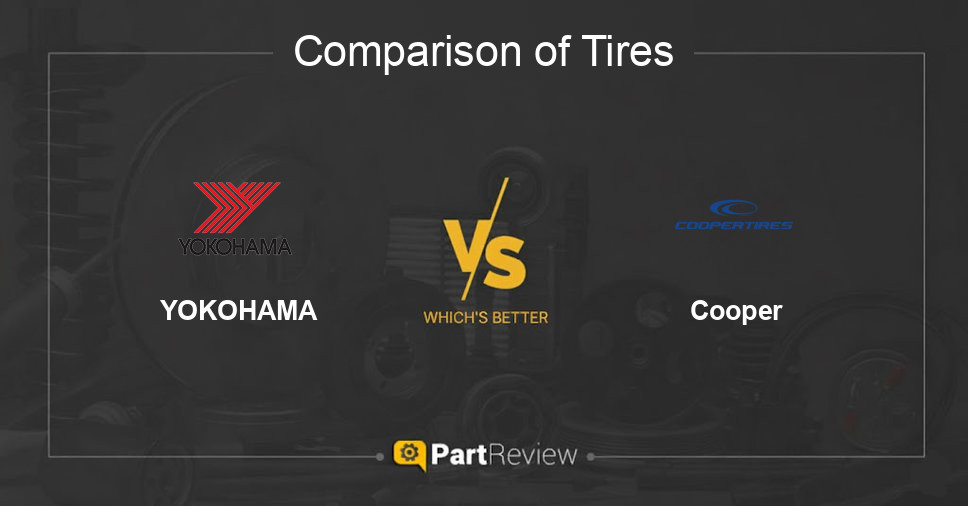 Comparison of tires YOKOHAMA and Cooper