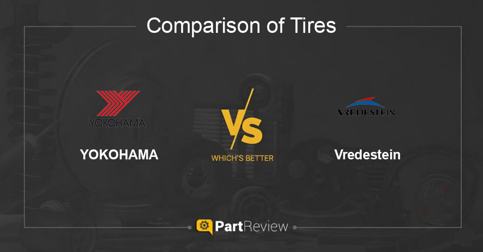 Comparison of tires YOKOHAMA and Vredestein