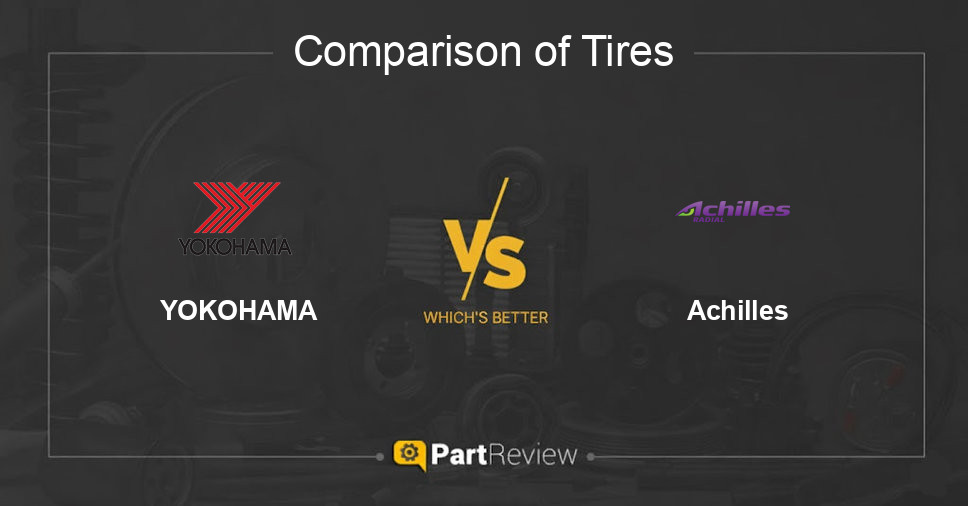 Comparison of tires YOKOHAMA and Achilles