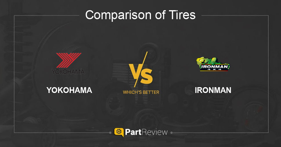Comparison of tires YOKOHAMA and IRONMAN