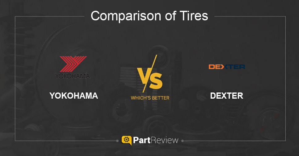Comparison of tires YOKOHAMA and DEXTER