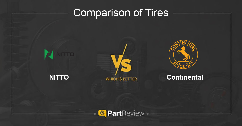 Comparison of tires NITTO and Continental