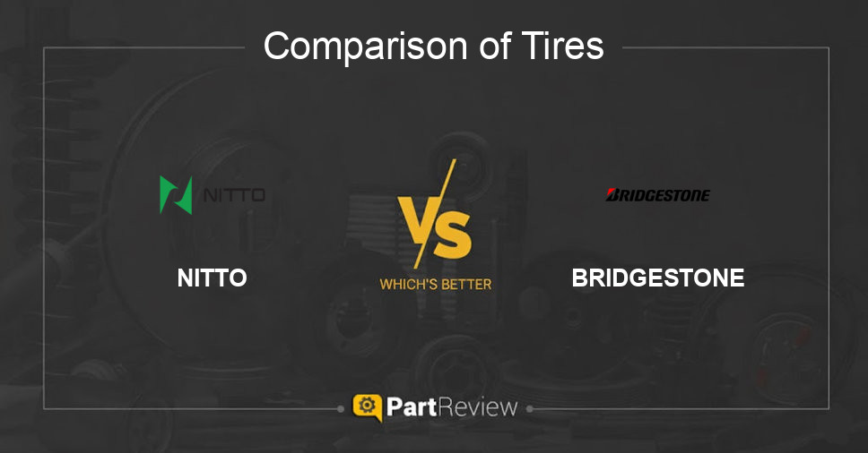 Comparison of tires NITTO and BRIDGESTONE
