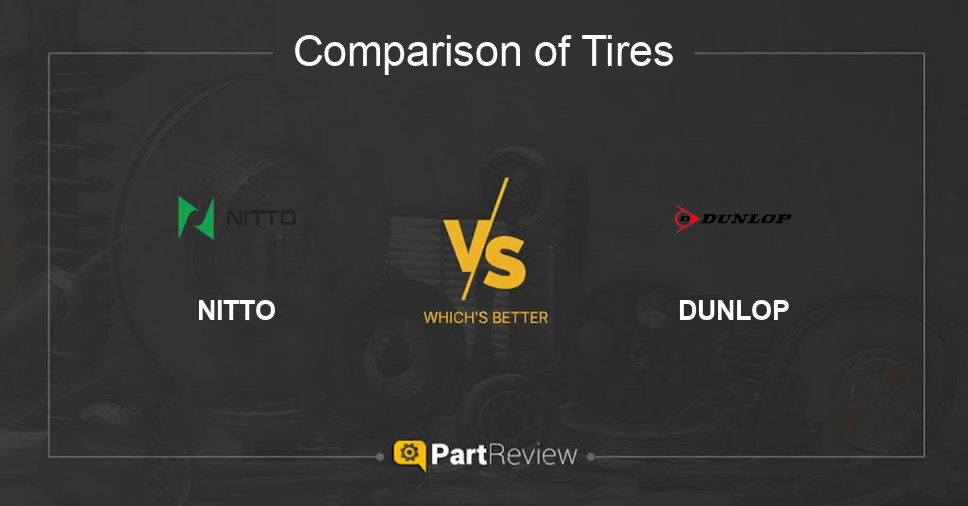 Comparison of tires NITTO and DUNLOP