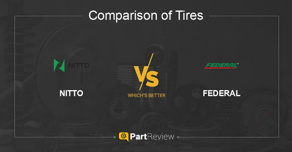 Comparison of tires NITTO and FEDERAL