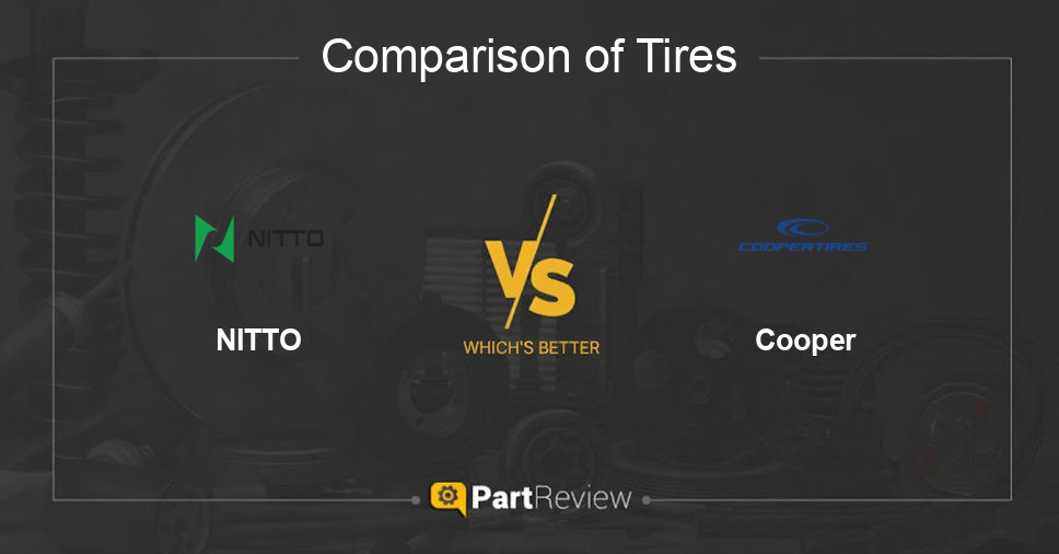 Comparison of tires NITTO and Cooper
