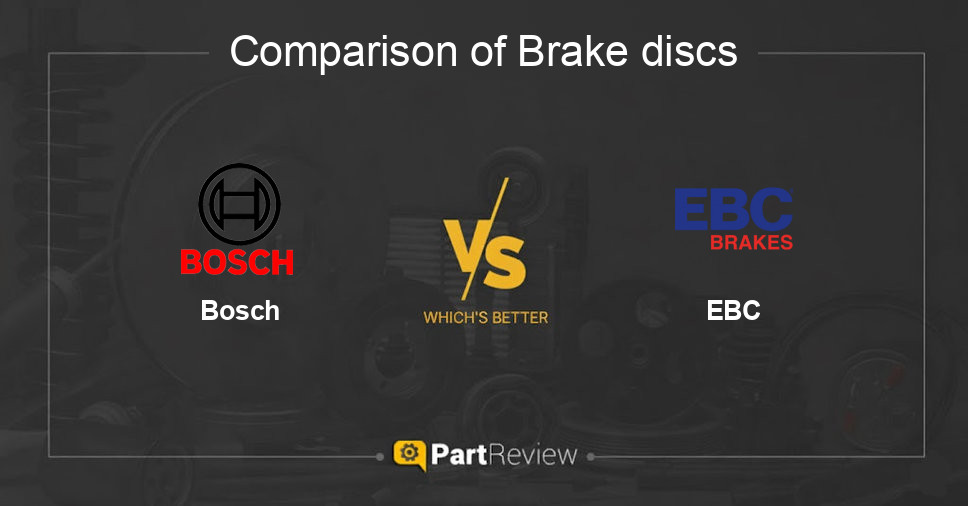 Comparison of brake discs Bosch and EBC