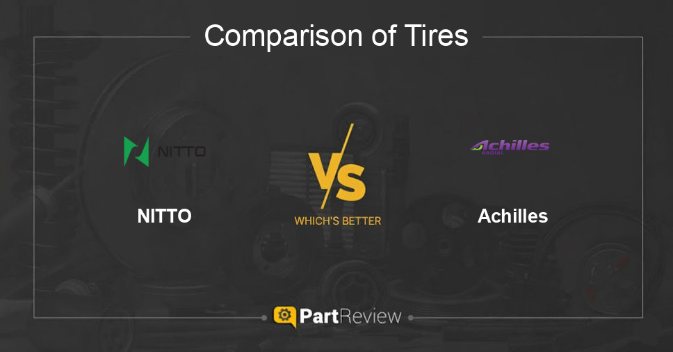 Comparison of tires NITTO and Achilles