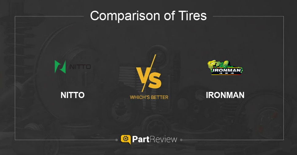 Comparison of tires NITTO and IRONMAN