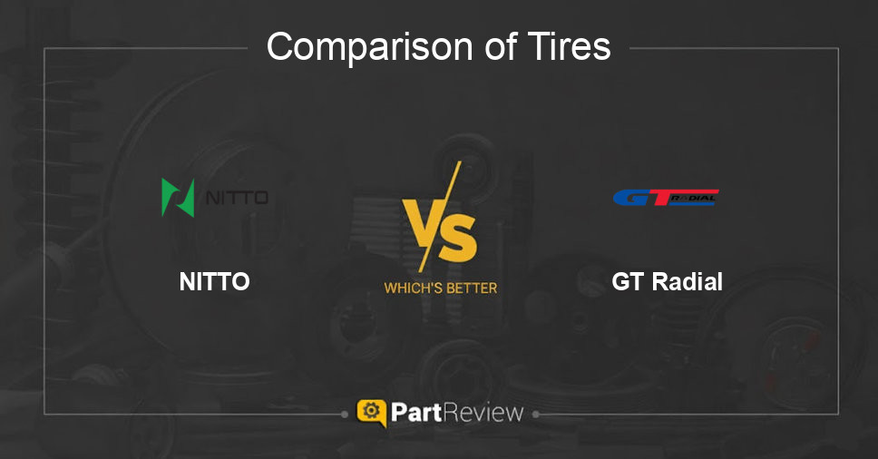 Comparison of tires NITTO and GT Radial