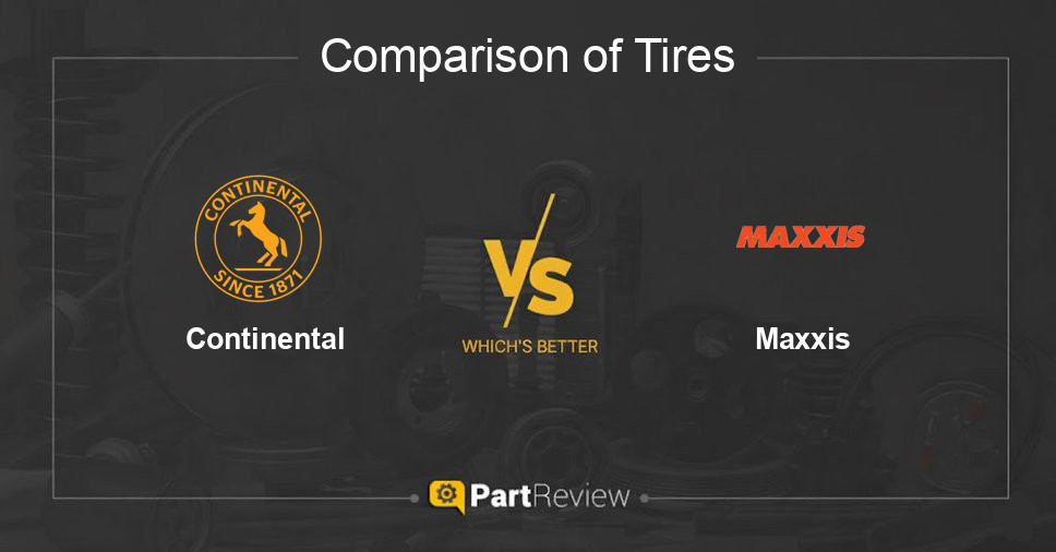 Comparison of tires Continental and Maxxis
