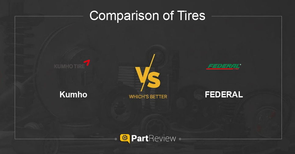 Comparison of tires Kumho and FEDERAL