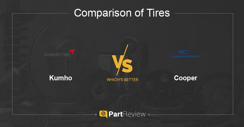 Comparison of tires Kumho and Cooper
