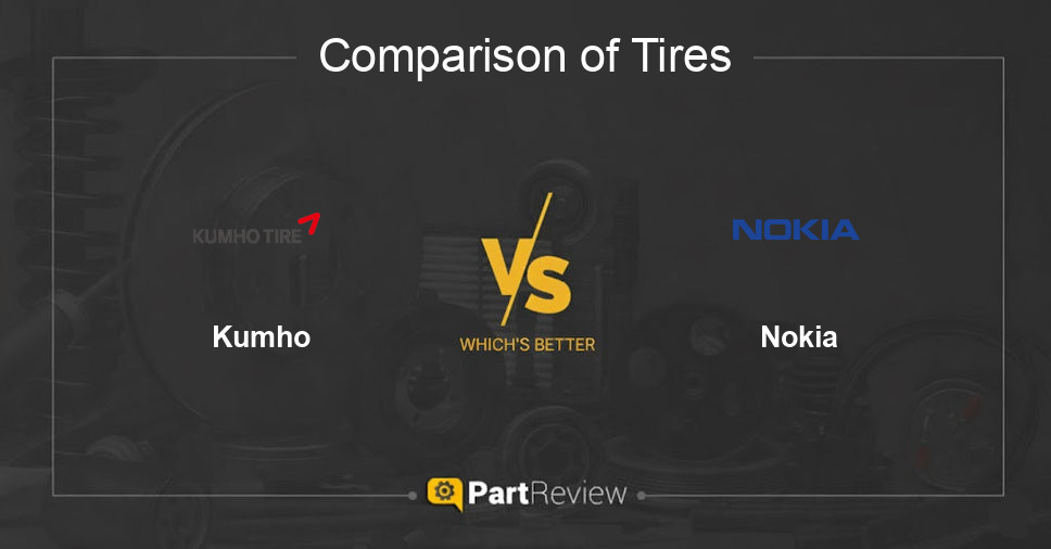 Comparison of tires Kumho and Nokia