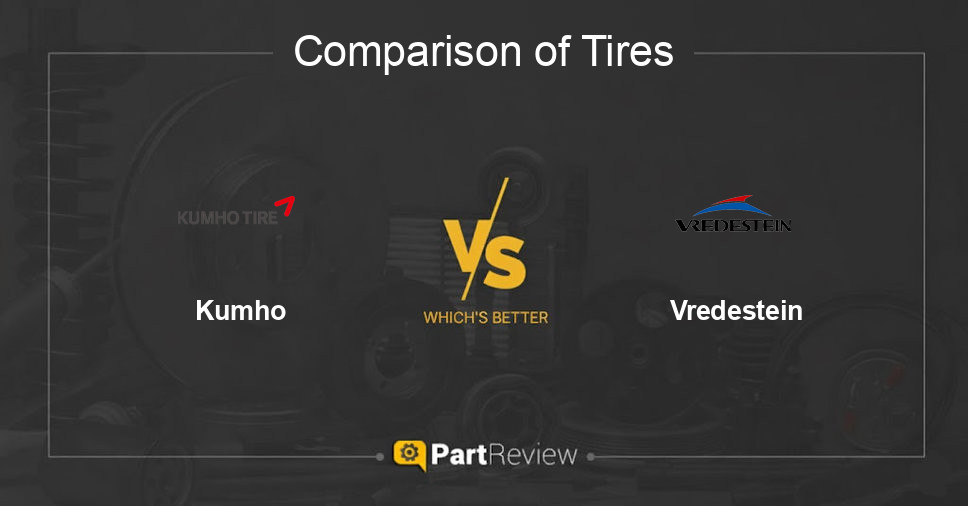 Comparison of tires Kumho and Vredestein