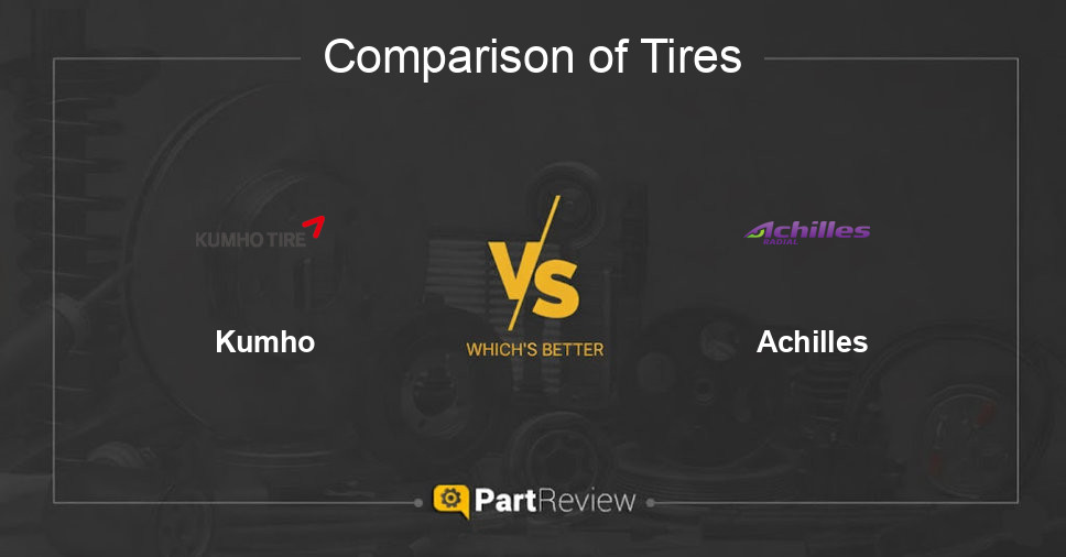 Comparison of tires Kumho and Achilles