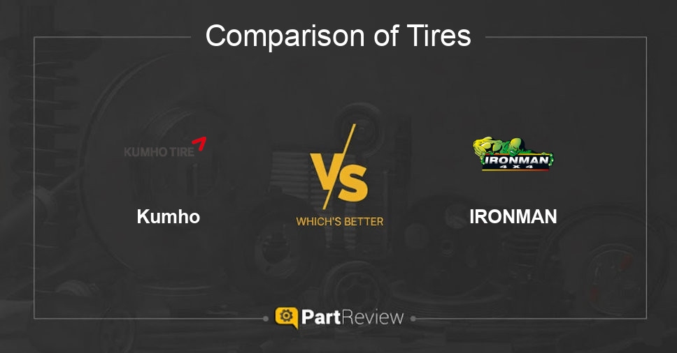 Comparison of tires Kumho and IRONMAN
