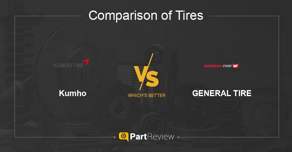 Comparison of tires Kumho and GENERAL TIRE